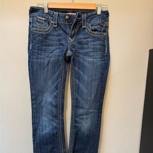 Express Dark Blue Women's Boot Cut Jeans